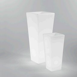 Obrázek pro produkt Dobíjecí LED váza dobíjecí GECO bílá 4W 240LM RGBW stmívatelné IP65 vč.dálk.ovladače 90 x 38 cm - FANEUROPE