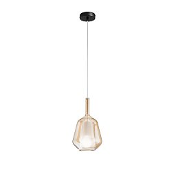 Obrázek pro produkt Závěsné svítidlo sklo PIREX jantar 18 x 231 cm 1xE27 bez rozety - FANEUROPE