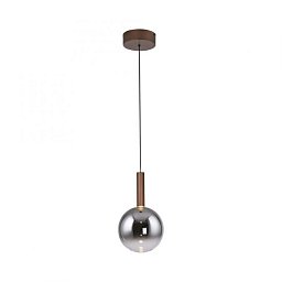 Obrázek pro produkt LED závěsné svítidlo BOWL, hnědé, 1-ramenné,stmívatelné, nastavitelná výška, SimplyDim, 2700K - PAUL NEUHAUS