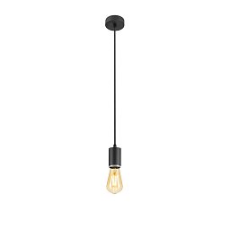 Obrázek pro produkt LALU® závěsné svítidlo, patice E27, Mix&Match, délka závěsu 200 cm, 1 x max. 10 W, černá - BIG WHITE (SLV)