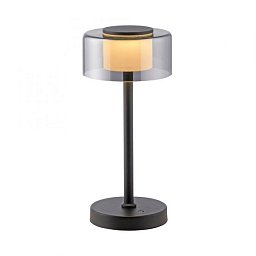 Obrázek pro produkt LED stolní lampa USB černá na baterie dotykový stmívač paměťová funkce 3000K - PAUL NEUHAUS