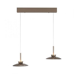 Obrázek pro produkt LED závěsné svítidlo Pure Moon, bronzová, stmívatelné 2700K - PAUL NEUHAUS