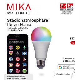Obrázek pro produkt Fotbal-Licht MIKA, Smart Home, atmosféra jako na stadionu Tuya RGB/2700-5000K - JUST LIGHT