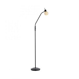 Obrázek pro produkt LED stojací svítidlo černé, vypínač, flexibilní nastavitelné, do obývacího pokoje 3000K - JUST LIGHT