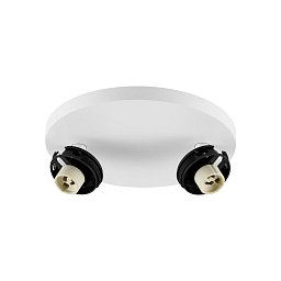 Obrázek pro produkt Deko-Light stropní přisazené svítidlo Can Tilt kulaté základna, 2x 7,5 W GU10, bílá