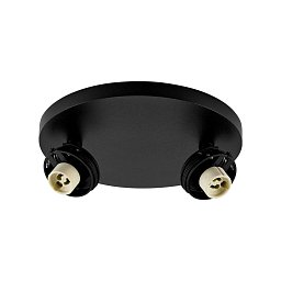 Obrázek pro produkt Deko-Light stropní přisazené svítidlo Can Tilt kulaté základna, 2x 7,5 W GU10, černá