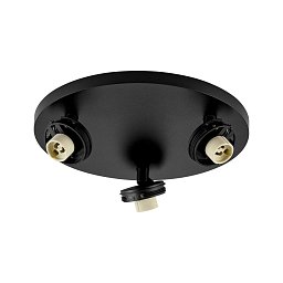 Obrázek pro produkt Deko-Light stropní přisazené svítidlo Can Tilt kulaté základna, 3x 7,5 W GU10, černá