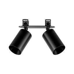 Obrázek pro produkt Deko-Light vestavné bodové svítidlo Can Tilt kulaté, 2x 7,5 W GU10, černá