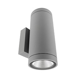 Obrázek pro produkt Deko-Light nástěnné přisazené svítidlo - ShoreLine Pro kulaté Up+Down, 20 W, DIM, 3000/4000 K, světlešedá