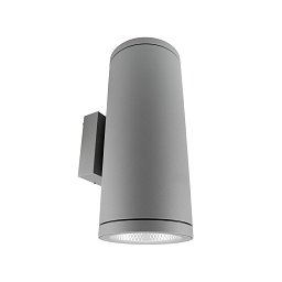 Obrázek pro produkt Deko-Light nástěnné přisazené svítidlo - ShoreLine Pro kulaté Up+Down, 31 W, DIM, 3000/4000K, světlešedá