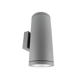 Obrázek pro produkt Deko-Light nástěnné přisazené svítidlo - ShoreLine Pro kulaté Up+Down, 54 W, DIM, 3000/4000K, světlešedá