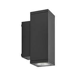 Obrázek pro produkt Deko-Light nástěnné přisazené svítidlo - ShoreLine Pro hranaté Up+Down, 7,5 W, 3000/4000 K, DIM, tmavěšedá