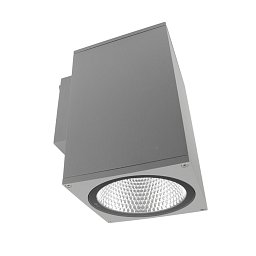 Obrázek pro produkt Deko-Light nástěnné přisazené svítidlo - ShoreLine Pro hranaté, 33 W, DIM, 3000/4000 K, světlešedá