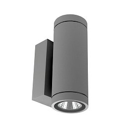 Obrázek pro produkt Deko-Light nástěnné přisazené svítidlo - ShoreLine Pro kulaté Up+Down, 7,5 W, DIM, 3000/4000 K, světlešedá