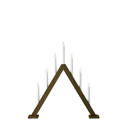 Obrázek pro produkt Ariele adventní svícen tmavá hnědá 54 cm - Markslöjd