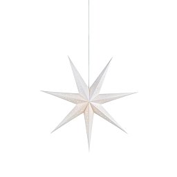 Obrázek pro produkt Solvalla bílá závěsná hvězda 75 cm Slim - Markslöjd