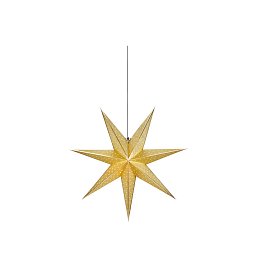 Obrázek pro produkt Glitter zlatá závěsná hvězda 45 cm - Markslöjd