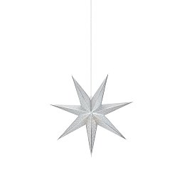 Obrázek pro produkt Glitter stříbrná závěsná hvězda 45 cm - Markslöjd