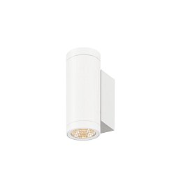 Obrázek pro produkt HELIA PRO S nástěnné svítidlo pro povrchovou montáž, nahoru/dolů, DALI, P1, válcové, 2700 K, 6 W, 24°, bílé - BIG WHITE (SLV)