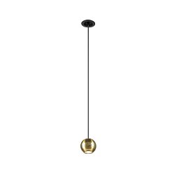 Obrázek pro produkt DYSKO závěsné svítidlo, PHASE, délka závěsu 200 cm, 2700K, 36°, černá / zlatá - BIG WHITE (SLV)
