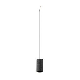 Obrázek pro produkt FITU PD E27, kámen, závěsné svítidlo, délka závěsu 500 cm, otevřená koncovka kabelu, 1 x max. 15 W, černá - BIG WHITE (SLV)