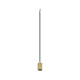 Obrázek pro produkt FITU PD E27, žebrovaný, závěsné svítidlo, délka závěsu 500 cm, otevřená koncovka kabelu, 1 x max. 15 W, zlatá - BIG WHITE (SLV)