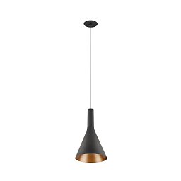 Obrázek pro produkt LALU® SET závěsné svítidlo, LED základna, CONE 15, PHASE, zapuštěné, délka závěsu 200 cm, 2700/3000 K, 40°, černá - BIG WHITE (SLV)
