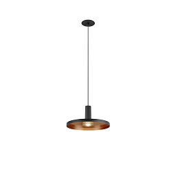 Obrázek pro produkt LALU® SET závěsné svítidlo, LED Base, PLATE 22, PHASE, zapuštěná, délka závěsu 200 cm, 2700/3000 K, 40°, černá - BIG WHITE (SLV)