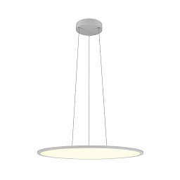 Obrázek pro produkt PANEL 60 závěsné svítidlo, kulaté, DALI, délka závěsu 200 cm, 3000/4000K, 90°, šedá - BIG WHITE (SLV)
