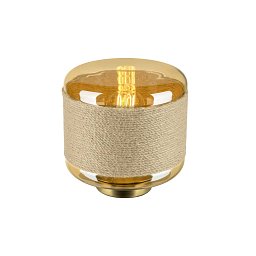Obrázek pro produkt PANTILO ROPE 19 stolní svítidlo, E27, válcové, 1 x max. 15 W, zlatá - BIG WHITE (SLV)