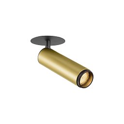 Obrázek pro produkt GRIP! M Stropní vestavné svítidlo, PHASE, 3000 K, 42°, IP20, válcové, zlaté / černé - BIG WHITE (SLV)