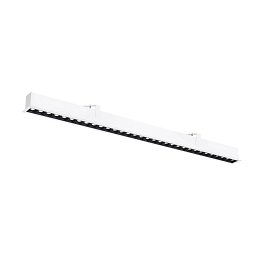 Obrázek pro produkt GLENOS® PRO Stropní vestavné svítidlo, 1, 2 m, DALI, UGR19, 4000K, 75°, IP20, bílé / černé - BIG WHITE (SLV)