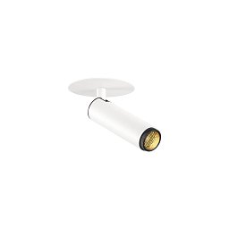 Obrázek pro produkt GRIP! S Stropní vestavné svítidlo, PHASE, 3000 K, 29°, IP20, válcové, bílá / černá - BIG WHITE (SLV)