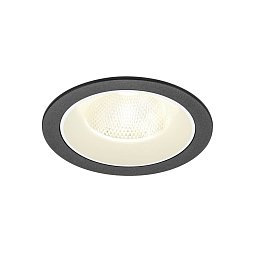 Obrázek pro produkt NUMINOS® L Stropní vestavné svítidlo, 4000 K, 20°, IP20, kulaté, černá / bílá - BIG WHITE (SLV)