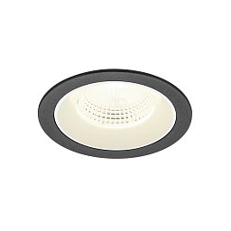 Obrázek pro produkt NUMINOS® L Stropní vestavné svítidlo, 4000 K, 55°, IP20, kulaté, černé / bílé - BIG WHITE (SLV)