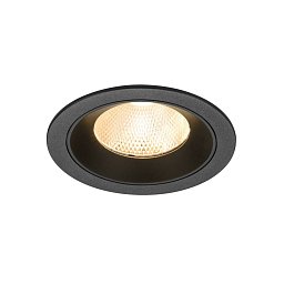 Obrázek pro produkt NUMINOS® L Stropní vestavné svítidlo, 2700 K, 20°, IP20, kulaté, černé - BIG WHITE (SLV)