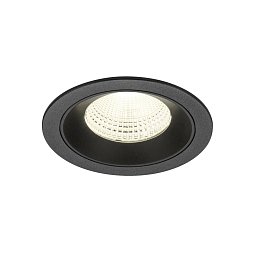 Obrázek pro produkt NUMINOS® L Stropní vestavné svítidlo, 4000 K, 55°, IP20, kulaté, černé - BIG WHITE (SLV)