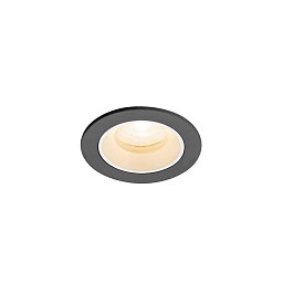 Obrázek pro produkt NUMINOS® XS Stropní vestavné svítidlo, 2700 K, 20°, IP20, kulaté, černé / bílé - BIG WHITE (SLV)