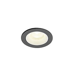 Obrázek pro produkt NUMINOS® XS Stropní vestavné svítidlo, 4000 K, 40°, IP20, kulaté, černé / bílé - BIG WHITE (SLV)