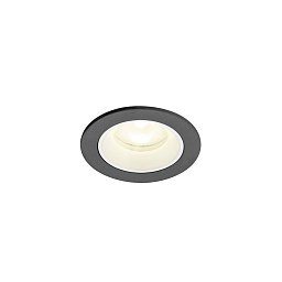 Obrázek pro produkt NUMINOS® XS Stropní vestavné svítidlo, 4000 K, 55°, IP20, kulaté, černé / bílé - BIG WHITE (SLV)