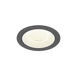 Obrázek pro produkt NUMINOS® M Stropní vestavné svítidlo, 4000 K, 40°, IP20, kulaté, černé / bílé - BIG WHITE (SLV)