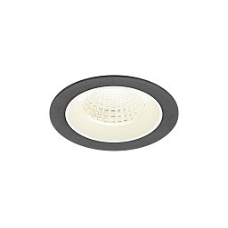 Obrázek pro produkt NUMINOS® M Stropní vestavné svítidlo, 4000 K, 55°, IP20, kulaté, černé / bílé - BIG WHITE (SLV)