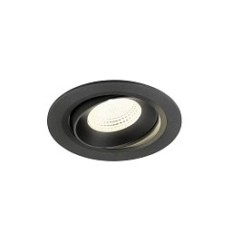 Obrázek pro produkt NUMINOS® MOVE L Stropní vestavné svítidlo, 4000 K, 55°, IP20, kulaté, černé - BIG WHITE (SLV)