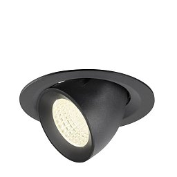 Obrázek pro produkt NUMINOS® GIMBLE M Stropní vestavné svítidlo, 4000 K, 55°, černé - BIG WHITE (SLV)