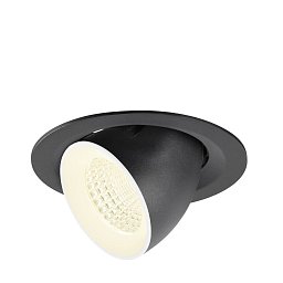 Obrázek pro produkt NUMINOS® GIMBLE M Stropní vestavné svítidlo, 4000 K, 55°, černá / bílá - BIG WHITE (SLV)