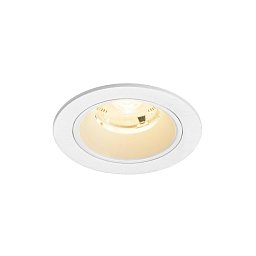 Obrázek pro produkt NUMINOS® S Stropní vestavné svítidlo, 3000 K, 20°, IP20, kulaté, bílé - BIG WHITE (SLV)