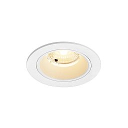 Obrázek pro produkt NUMINOS® S Stropní vestavné svítidlo, 3000 K, 40°, IP20, kulaté, bílé - BIG WHITE (SLV)
