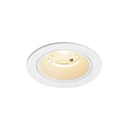 Obrázek pro produkt NUMINOS® S Stropní vestavné svítidlo, 3000 K, 55°, IP20, kulaté, bílé - BIG WHITE (SLV)