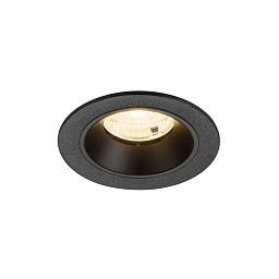 Obrázek pro produkt NUMINOS® S Stropní vestavné svítidlo, 3000 K, 55°, IP20, kulaté, černé - BIG WHITE (SLV)