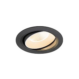 Obrázek pro produkt NUMINOS® MOVE XL Stropní vestavné svítidlo, 2700 K, 20°, IP20, kulaté, černé / bílé - BIG WHITE (SLV)